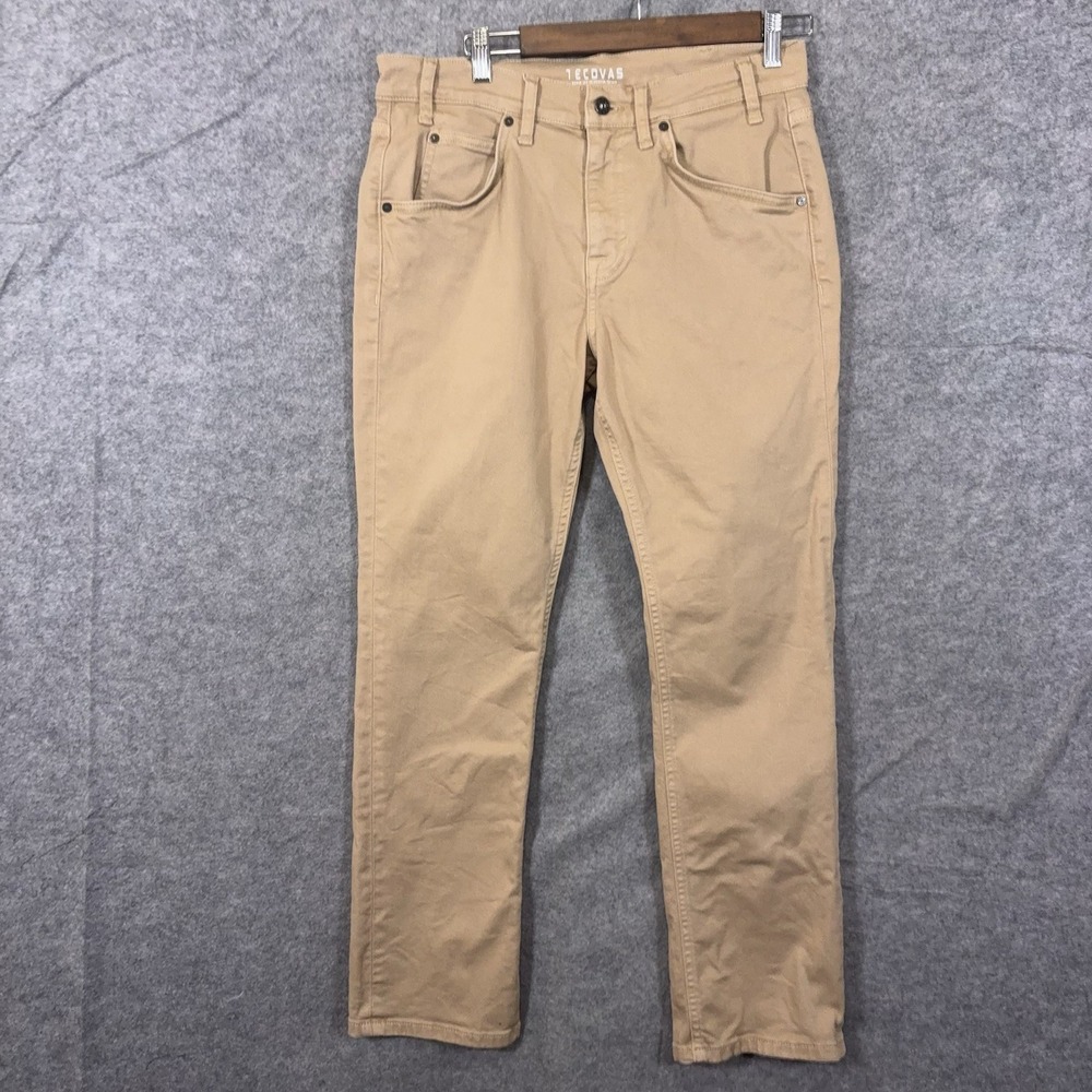 Tecovas Everyday Standard Jeans Mens 31x30 Khaki Straight Leg Western Cowboy